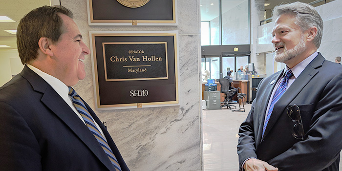 Kevin On Capital Hill In The Senate Building